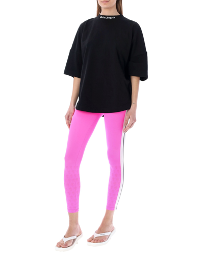 Shop Palm Angels Track Leggings In Fucsia