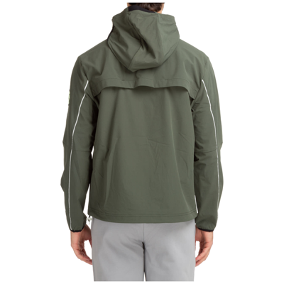 Shop Ea7 Emporio Armani Ventus 7 Jacket In Verde Militare