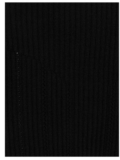 Balmain Ribbed Mini Skirt In Animal Print
