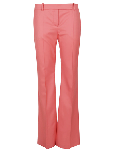 Shop Alexander Mcqueen Wrap Fitted Trousers In Coral