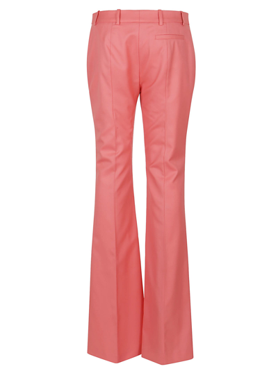 Shop Alexander Mcqueen Wrap Fitted Trousers In Coral