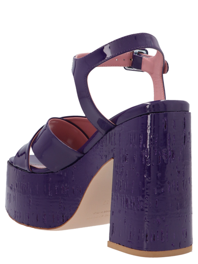 Shop Haus Of Honey Lacquer Doll Sandal In Purple