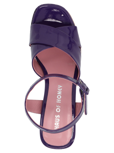 Shop Haus Of Honey Lacquer Doll Sandal In Purple