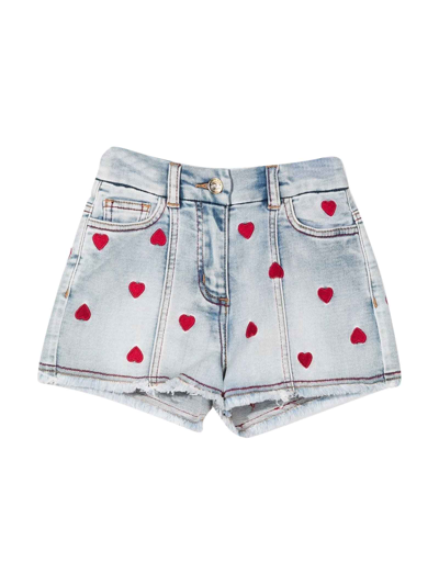 Shop Monnalisa Girl Denim Shorts In C