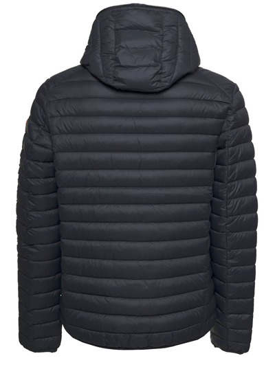 Shop Save The Duck Black Quilted Nylon Down Jacket