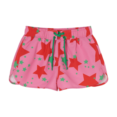 Shop Stella Mccartney Shorts With Stars In Ro