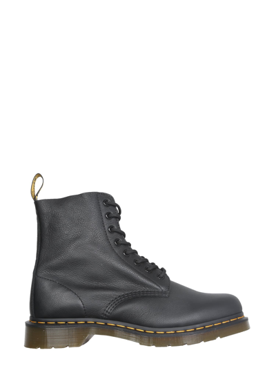 Dr. Martens 1460 Waterproof 8 Eye Boots In Black