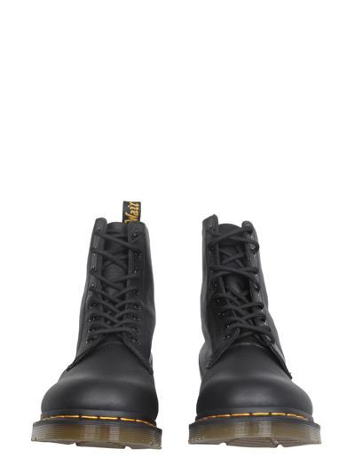 Dr. Martens 1460 Waterproof 8 Eye Boots In Black