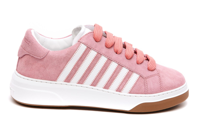 Shop Dsquared2 Logo Sneakers In Rosa