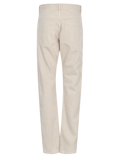 Shop Isabel Marant Classic Buttoned Trousers In Beige