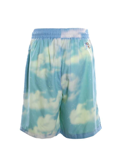 Shop Barrow Allover Printed Drawstring Shorts In Variante Unica