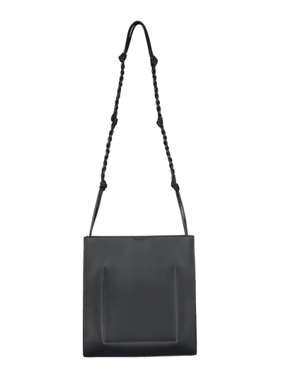 Shop Jil Sander Medium Tangle Bag In 001 Black