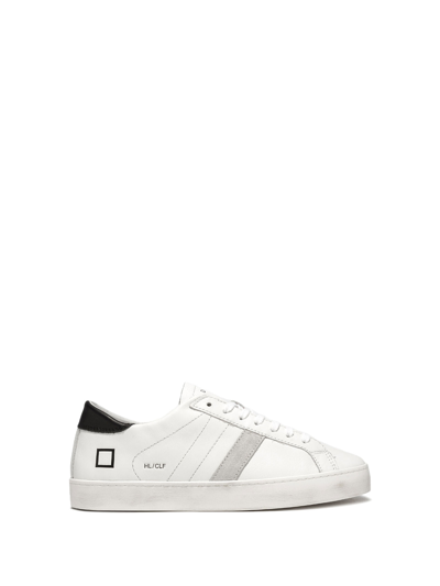 Shop Date Hill Low Sneaker In Leather With Side Logo In White