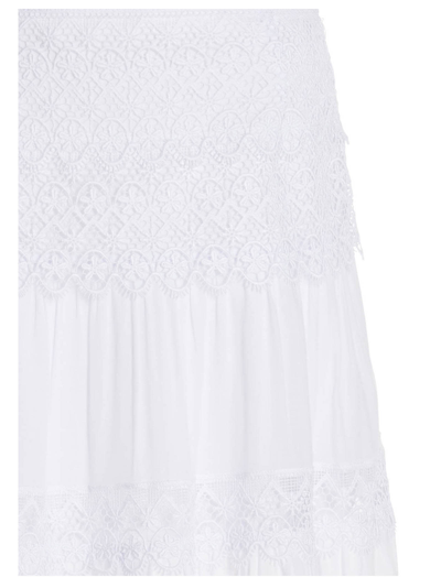 Shop Charo Ruiz Silke Long Skirt In White