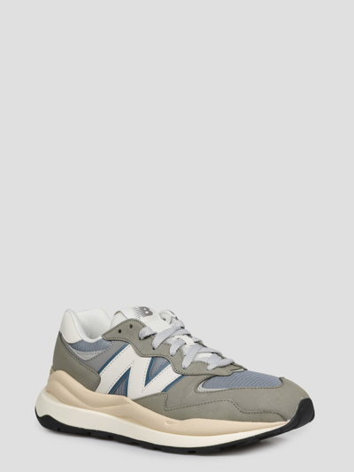 Shop New Balance 57/40 Sneakers In Grey/navy
