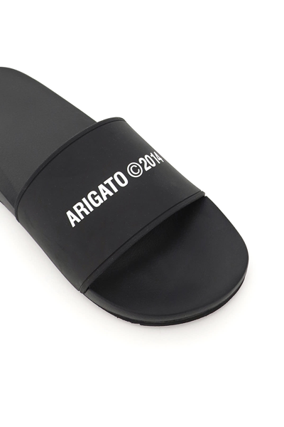 Shop Axel Arigato Rubber Slides In Black