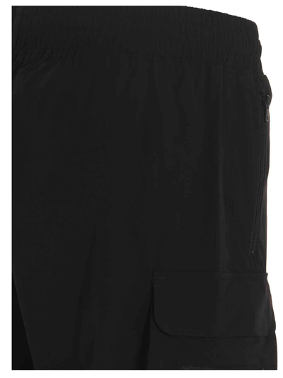 Shop Represent Cargo Bermuda Shorts In Black