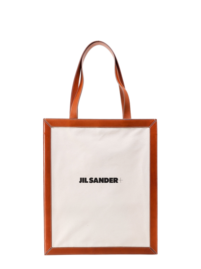 Shop Jil Sander Shoulder Bag In Marrone