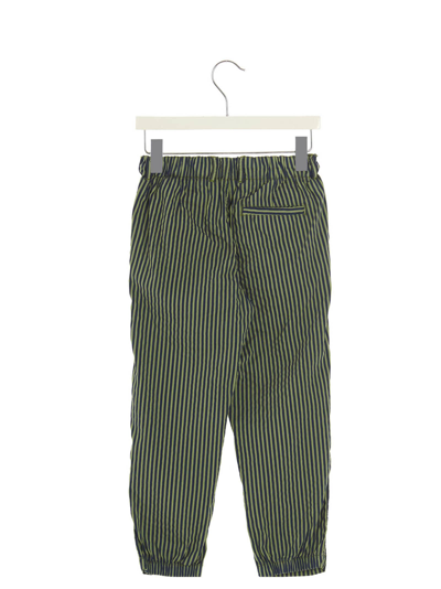 Shop Il Gufo Stripe Trousers In Multicolor