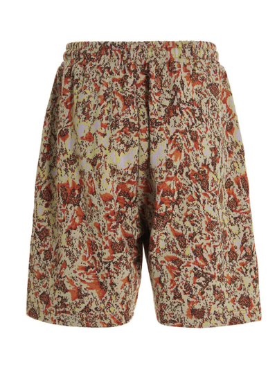 Shop Ambush Intarsia Bermuda Shorts In Multicolor