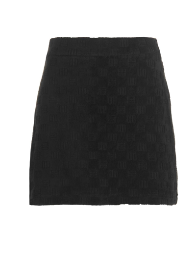 Shop Ambush Monogram Skirt In Black