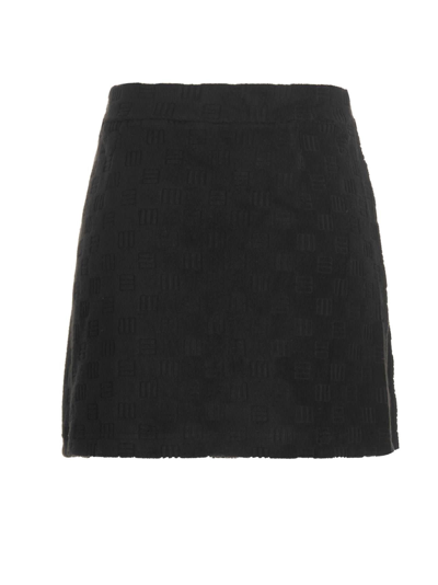 Shop Ambush Monogram Skirt In Black