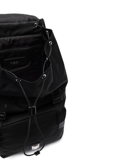 Shop Givenchy Man Backpack In Black Nylon With 4g Applications