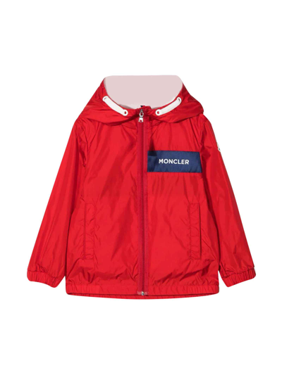 Shop Moncler Red Jacket Unisex