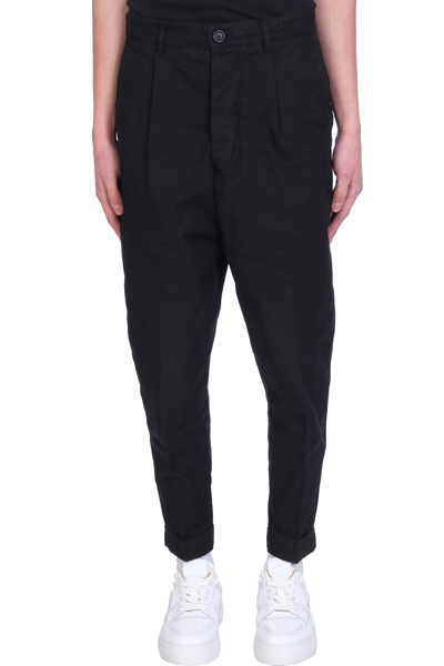 Shop Ami Alexandre Mattiussi Pants In Black Cotton