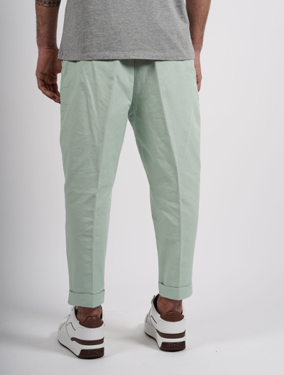 Shop Ami Alexandre Mattiussi Oversized Chino Pants In Aqua