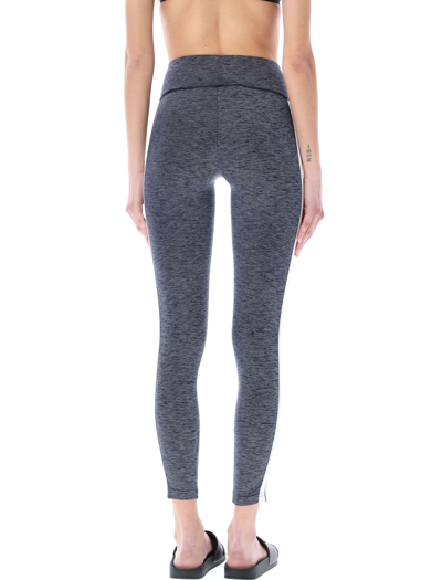 Shop Palm Angels Track Leggings In Grey Melange