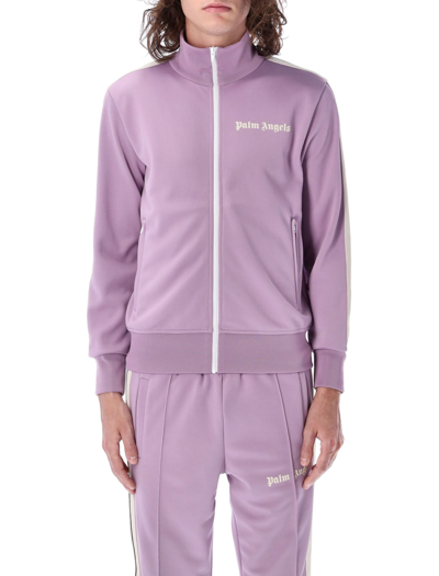 Shop Palm Angels Classic Track Jacket In Lilac