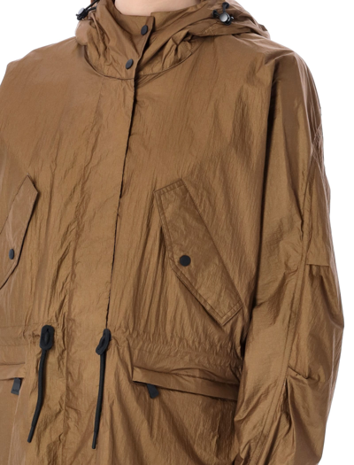 Shop Add Hooded Jacket In Wood