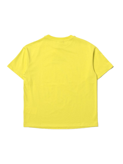 Shop Fendi Yellow Cotton Tshirt In Giallo