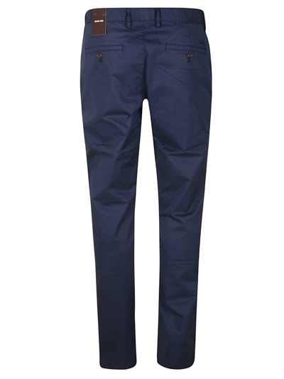Shop Michael Kors Classic Plain Trousers In Blue