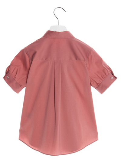 Shop Brunello Cucinelli Ruffled Cotton Shirt In Multicolor