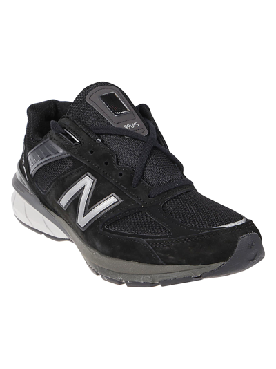 Shop New Balance Sneakers 990 Lifestyle In Black/silver