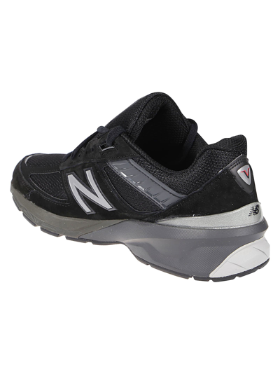 Shop New Balance Sneakers 990 Lifestyle In Black/silver