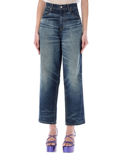 Shop Junya Watanabe Redition Levis Jeans In Indigo