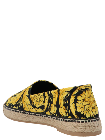 Shop Versace Barocco Heritage Espadrilles In Multicolor