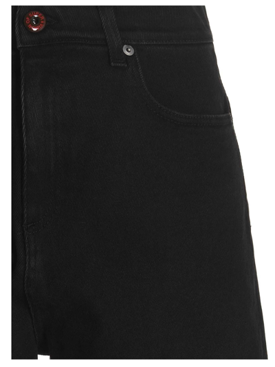 Shop Vision Of Super Color Block Back Detail Bermuda Shorts In Black