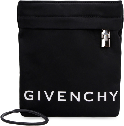 Shop Givenchy Nylon Messenger-bag In Nero
