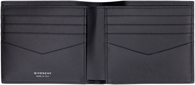 Shop Givenchy Logo Leather Wallet In Nero