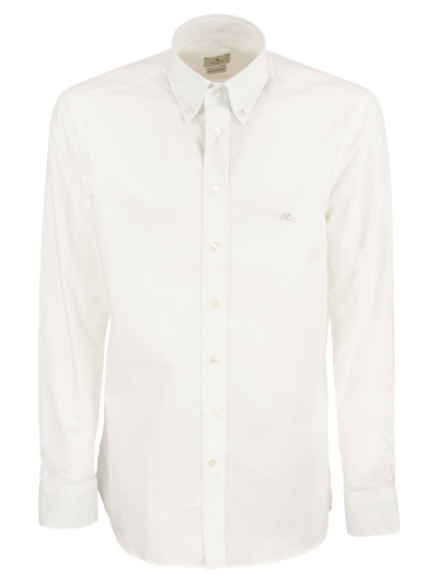 Shop Etro Cotton Button Down Shirt