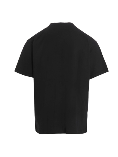 Shop Yohji Yamamoto T-shirt Wide Logo In Black