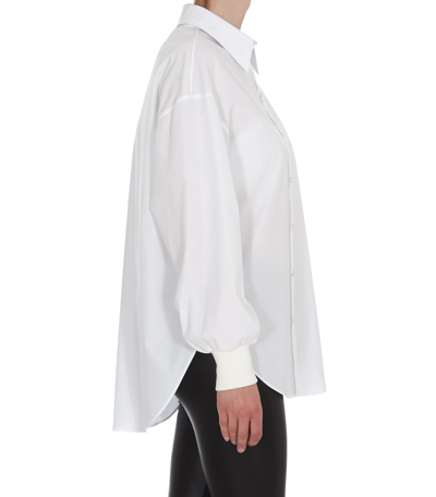 Shop Alexander Mcqueen Cocoon Shirt In White
