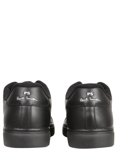 Shop Paul Smith Leather Sneakers In Black