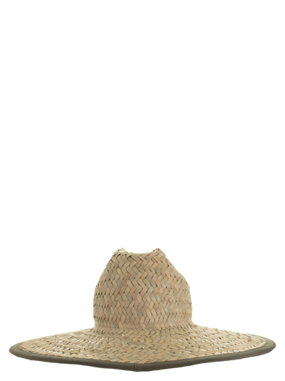 Shop Ruslan Baginskiy Straw Safari Hat In Naturale