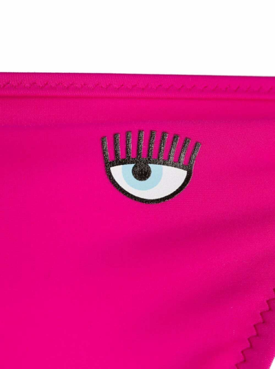 Shop Chiara Ferragni Side Tie Brief Iconic Eyestar Bikini Bottom