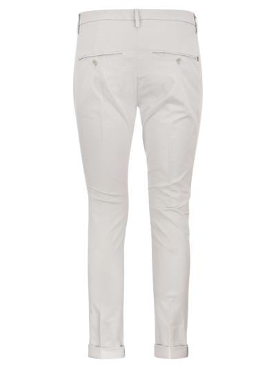Shop Dondup Gaubert - Slim-fit Trousers In Grigio
